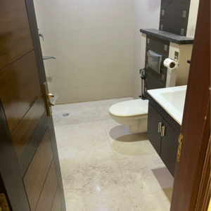 Bathroom in 3 BHK Builder Floor at Green Park – for Sale