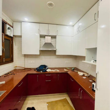 Kitchen in 3 BHK Builder Floor at Kalkaji – for Rent