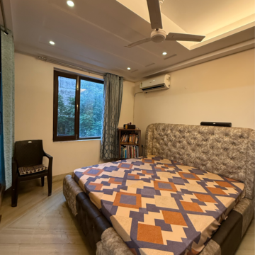 Master Bedroom in 3 BHK Builder Floor at Kalkaji – for Rent