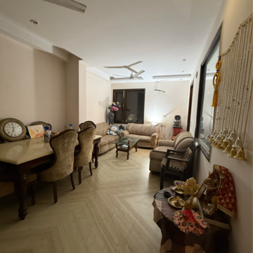 Living Room in 3 BHK Builder Floor at Kalkaji – for Rent