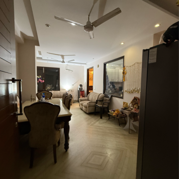 Living Room in 3 BHK Builder Floor at Kalkaji – for Rent