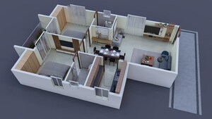 Master Bedroom in 3 BHK Apartment at Good Time Shreevatsavam, Isnapur – for Sale