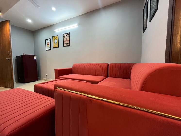 Living Room, saket 1 Bedroom 450 Sq.Ft. Builder Floor In Saket Delhi 8723069