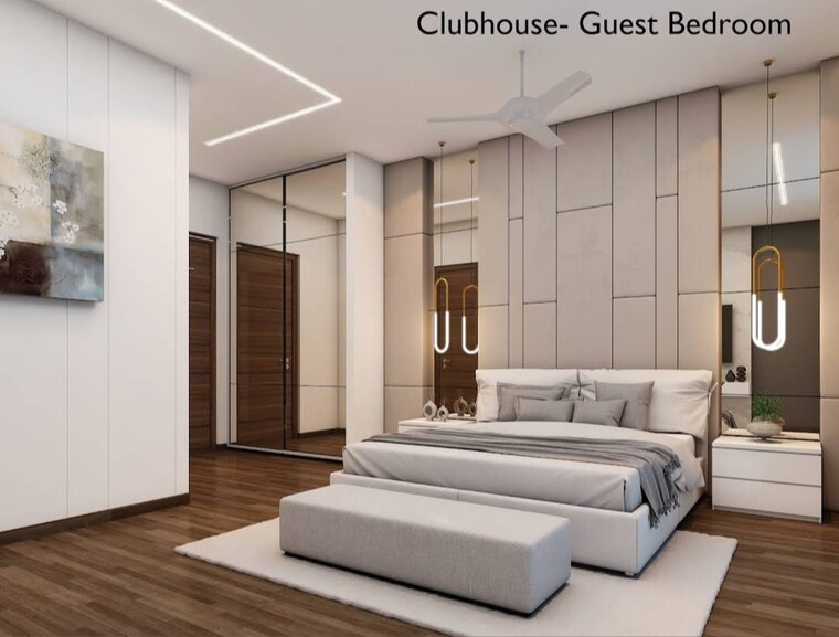 Bedroom, trendset-jayabheri-elevate 4 Bedroom 4110 Sq.Ft. Apartment In Madhapur Hyderabad 8723081