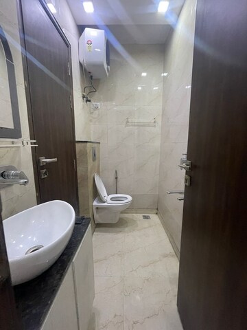 Attached Bathroom in 3 BHK Builder Floor at Sahridaya Apartments, Paschim Vihar – for Rent