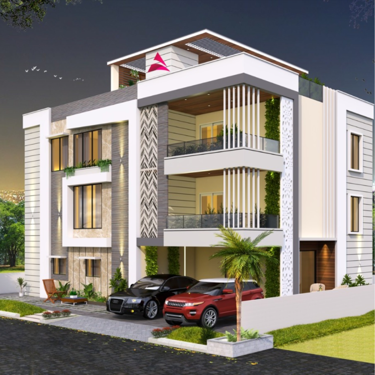 Exterior View, rameshwar banda 3 Bedroom 3392 Sq.Ft. Apartment In Rameshwar Banda Hyderabad 8723229