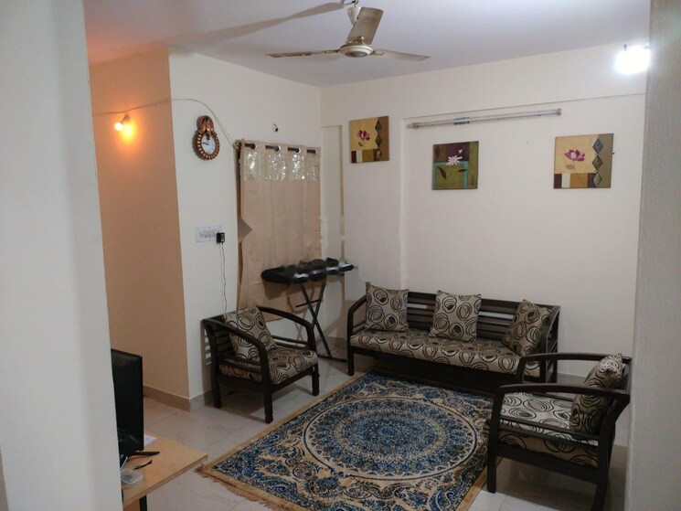 Living Room, prakruthi-meadows 3 Bedroom 900 Sq.Ft. Apartment In Amrutahalli Bangalore 8723236