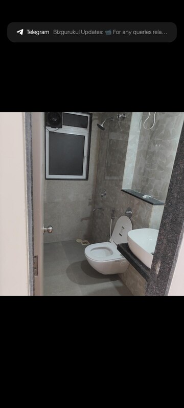 Bathroom in 2 BHK Apartment at Ashar Axis, Majiwada – for Rent