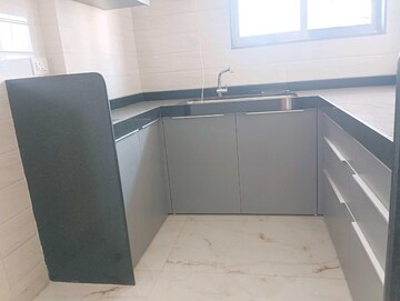 Kitchen in 3 BHK Apartment at Rustomjee Crown, Prabhadevi – for Rent