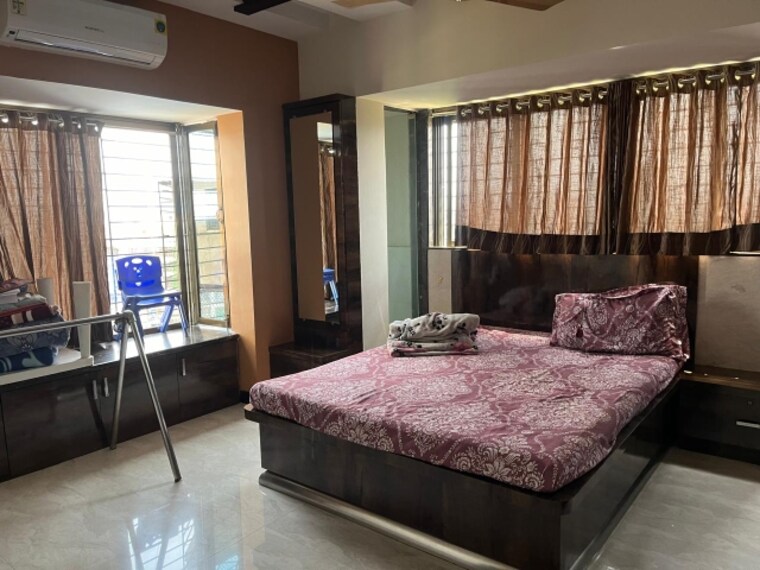 Bedroom, guru-mahima-chs 2 Bedroom 1770 Sq.Ft. Apartment In Sanpada Navi Mumbai 8723605