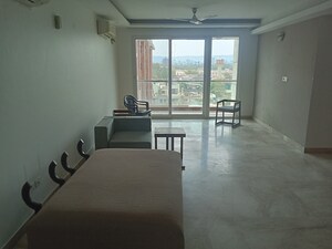 Living Room in 4 BHK Apartment at Tilak Nagar – for Sale