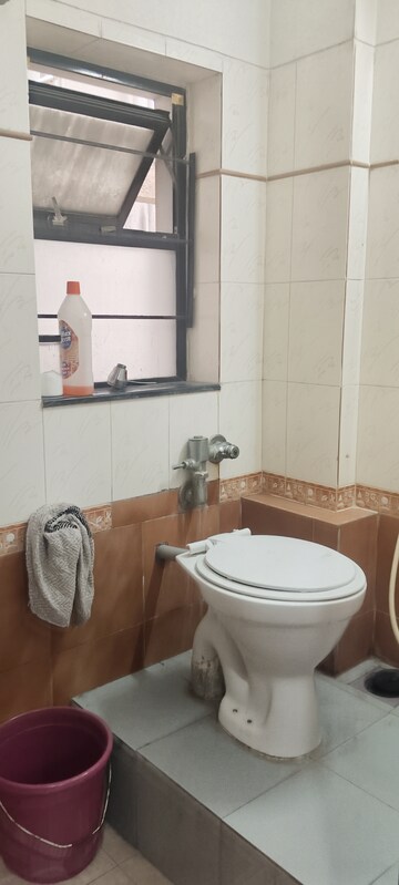 Bathroom in 2 BHK Apartment at Vasant Oscar, Mulund West – for Rent