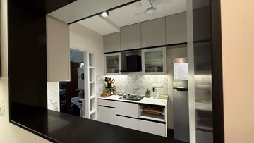 Kitchen in 2 BHK Apartment at L&T Crescent Bay T2, Parel – for Rent