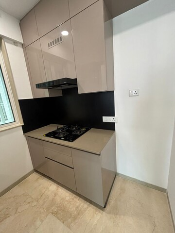 Kitchen in 3 BHK Apartment at Aurum Q Residences, Ghansoli – for Rent