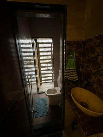 Bathroom in 1 BHK Apartment at Ghansoli Sector 15 – for Rent