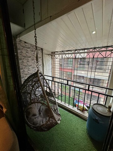 Balcony in 1 BHK Apartment at Ghansoli Sector 15 – for Rent