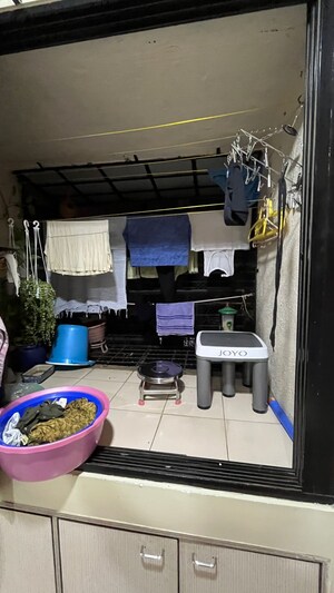 Master Bedroom in 1 BHK Apartment at Mahavir Bhakti CHS, Kopar Khairane – for Sale