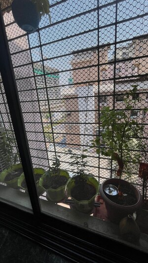 Balcony in 1 BHK Apartment at Mahavir Bhakti CHS, Kopar Khairane – for Sale