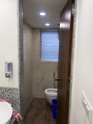 Bathroom in 1 BHK Apartment at Queenstown Springs, Ghansoli – for Sale