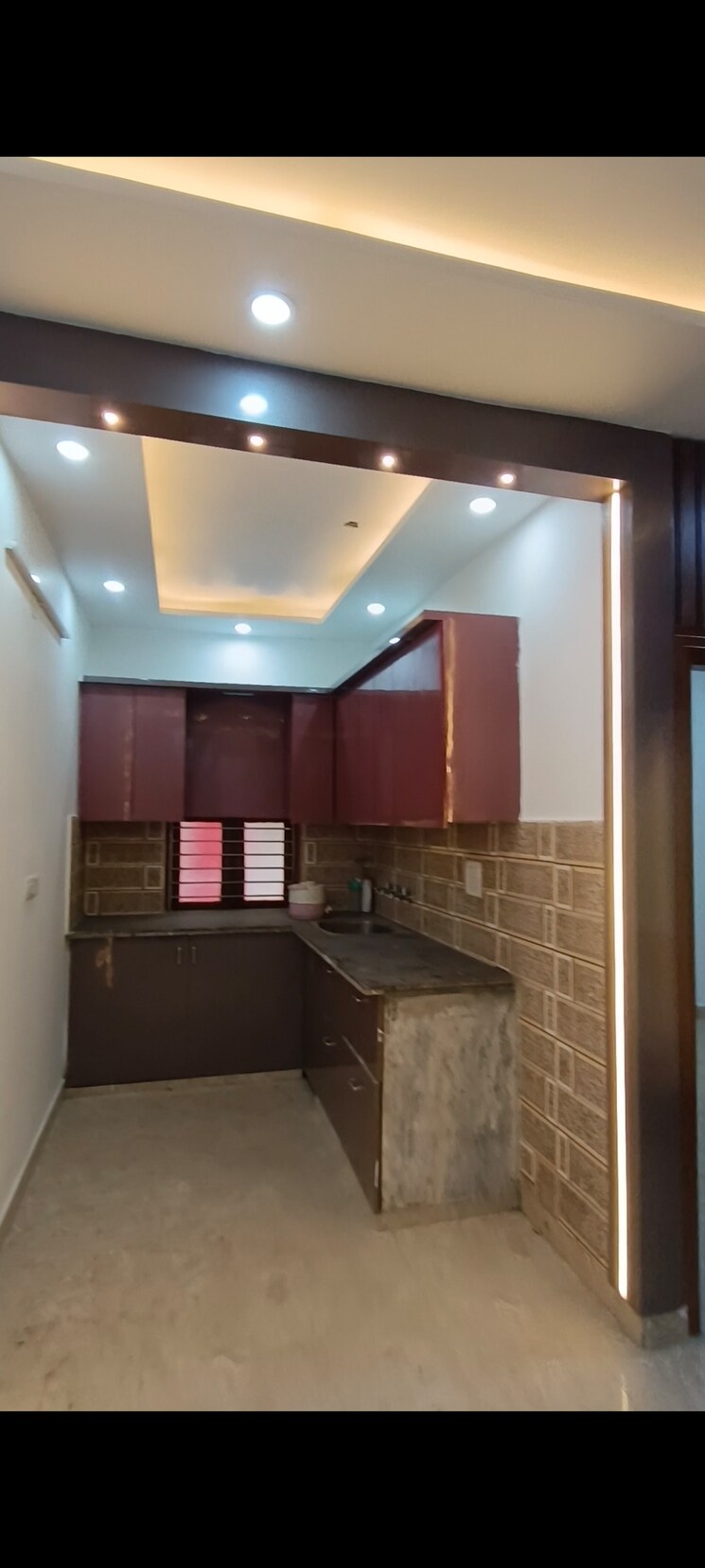 Kitchen, himgiri-enclave 3 Bedroom 900 Sq.Ft. Builder Floor In Burari Delhi 8723998