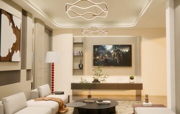 Living Room in 3 BHK Apartment at JVJ Silicon Valley, Jagatpura – for Sale