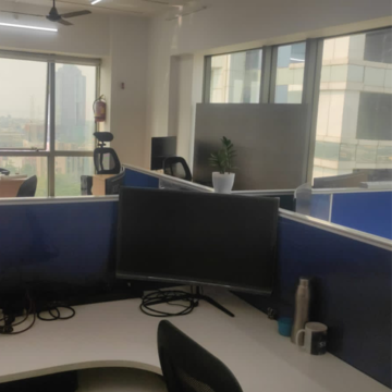 Team Area in  Office Space at Real Tech Park, Vashi Sector 30a – for Rent