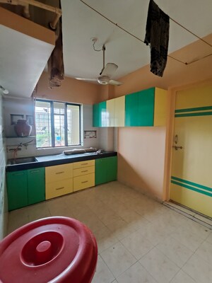 Kitchen in 1 BHK Builder Floor at Vasai West – for Sale