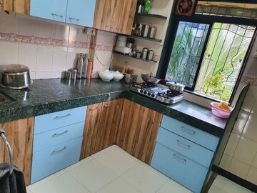 Kitchen in 1 BHK Apartment at Miral Palace CHS, Mira Road East – for Rent