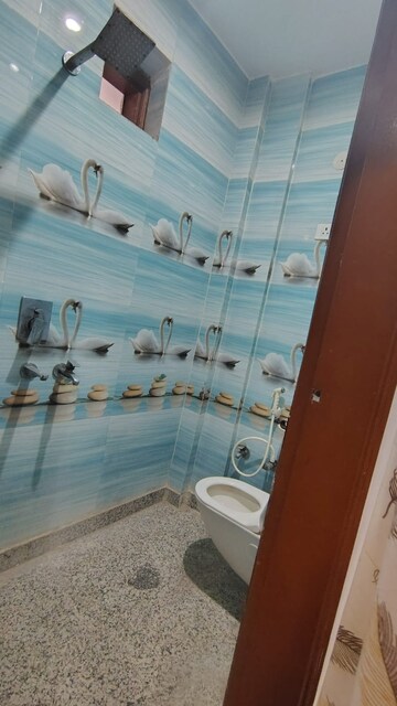 Bathroom in 2 BHK Builder Floor at Dwarka Mor – for Rent