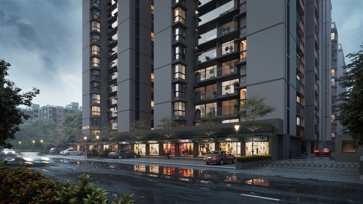 Exterior View, gota 3 Bedroom 226 Sq.Yd. Apartment In Gota Ahmedabad 8724054