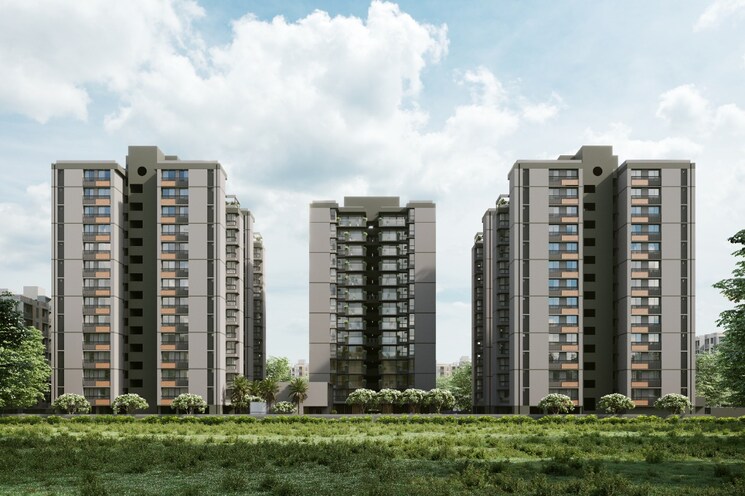 Exterior View, gota 3 Bedroom 226 Sq.Yd. Apartment In Gota Ahmedabad 8724054