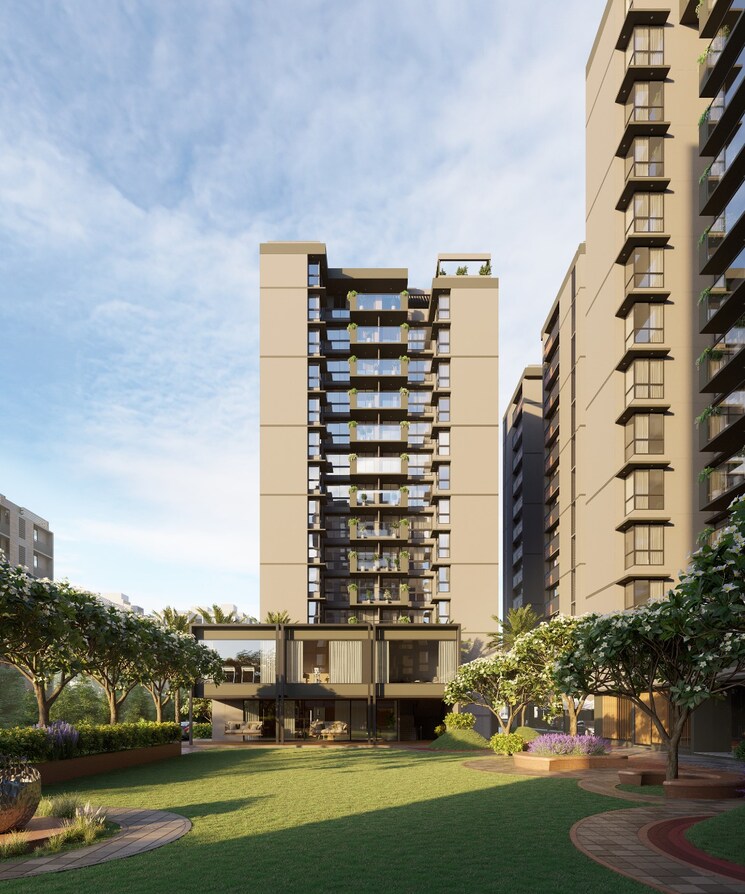 Exterior View, gota 3 Bedroom 226 Sq.Yd. Apartment In Gota Ahmedabad 8724054