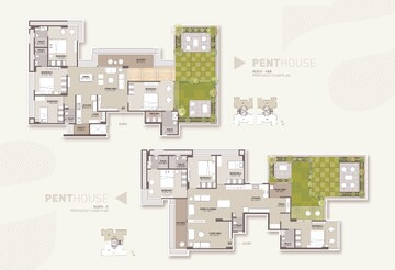 Floor Plan in 3 BHK Apartment at Gota – for Sale