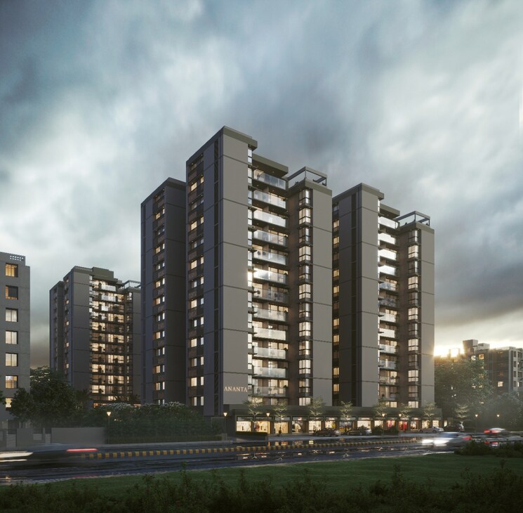 Exterior View, gota 3 Bedroom 226 Sq.Yd. Apartment In Gota Ahmedabad 8724054