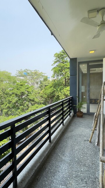 Balcony in 4 BHK Builder Floor at Ansal Sushant Lok I, Sector 43 – for Rent
