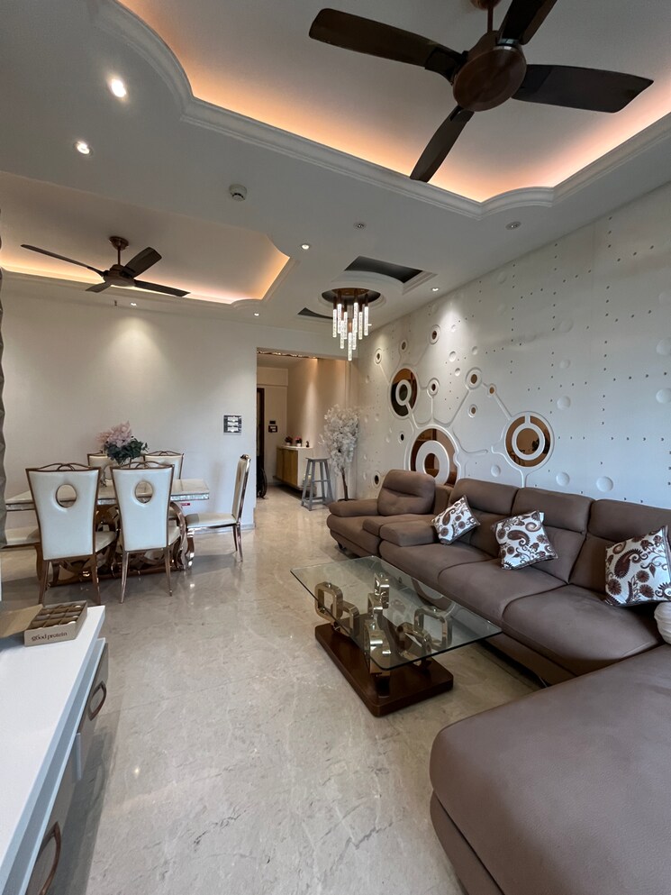 Living Room, mohan-altezza 3 Bedroom 2200 Sq.Ft. Apartment In Wayle Nagar Thane 8724116