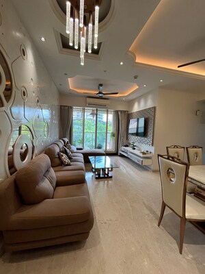 Living Room in 3 BHK Apartment at Mohan Altezza, Wayle Nagar – for Sale