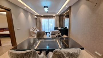 Living Room in 4 BHK Builder Floor at Ansal Sushant Lok I, Sector 43 – for Rent