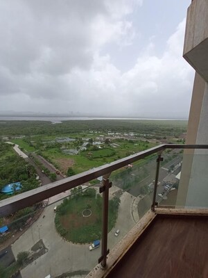 Balcony in 2 BHK Apartment at Satyam Imperial Heights, Ghansoli – for Sale