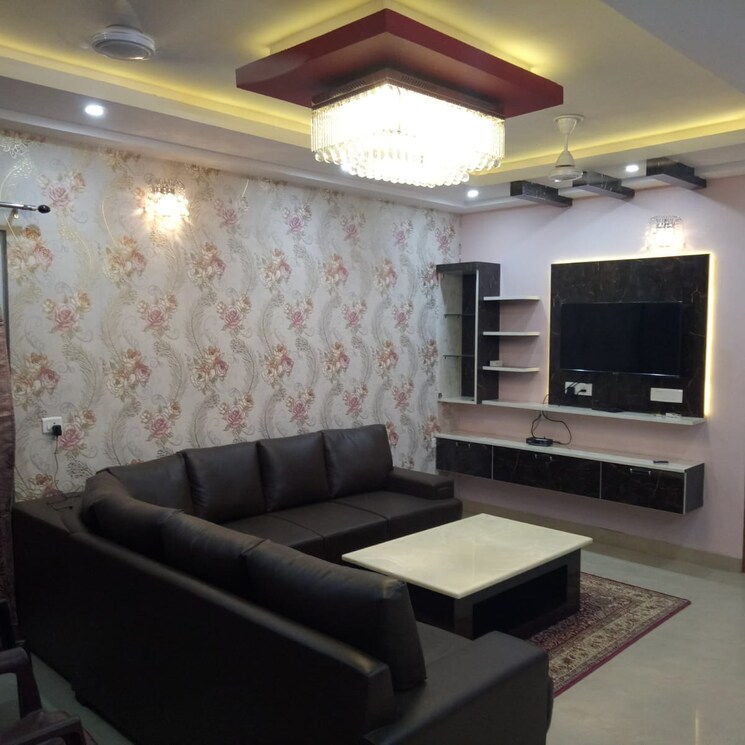 Living Room, upavp-ganga-yamuna-and-hindon-enclave 2.5 Bedroom 1200 Sq.Ft. Apartment In Siddharth Vihar Ghaziabad 8724276