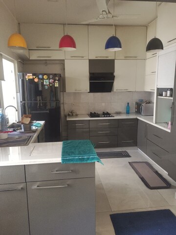 Kitchen in 3 BHK Apartment at Great Value Sharanam, Sector 107 – for Rent