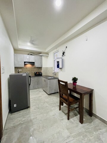 Kitchen in Studio Builder Floor at Sector 21 – for Rent