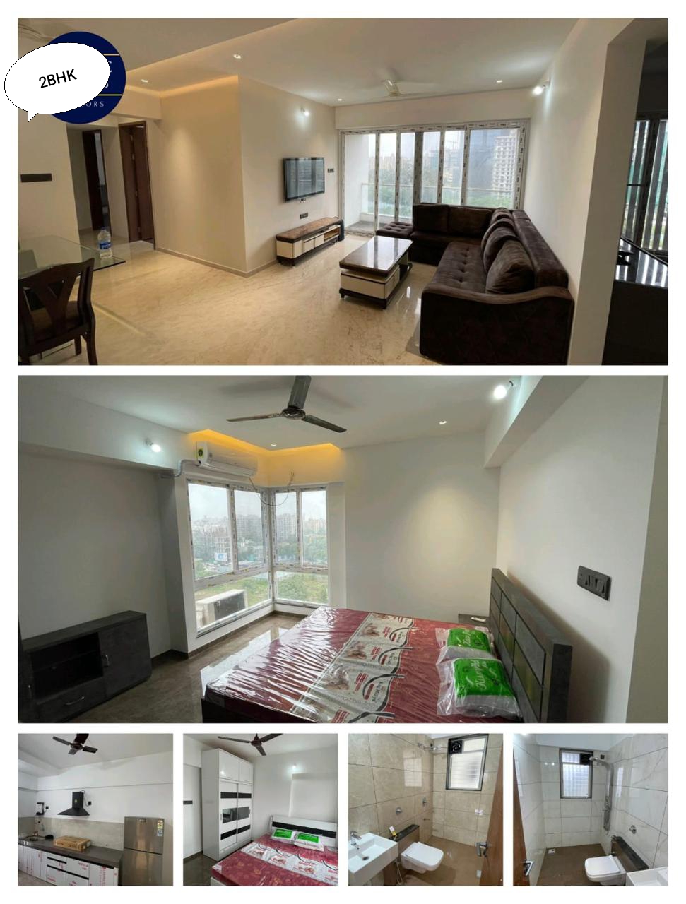2 BHK + Extra Room Apartment For Rent in Kasturi Heights