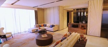 Living Room in 4 BHK Apartment at K Raheja Artesia, Worli – for Rent