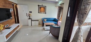 Living Room in 3 BHK Apartment at Shah & Chheda Mahavir Ornate, Kopar Khairane – for Sale