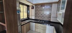 Kitchen in 3 BHK Apartment at Shah & Chheda Mahavir Ornate, Kopar Khairane – for Sale
