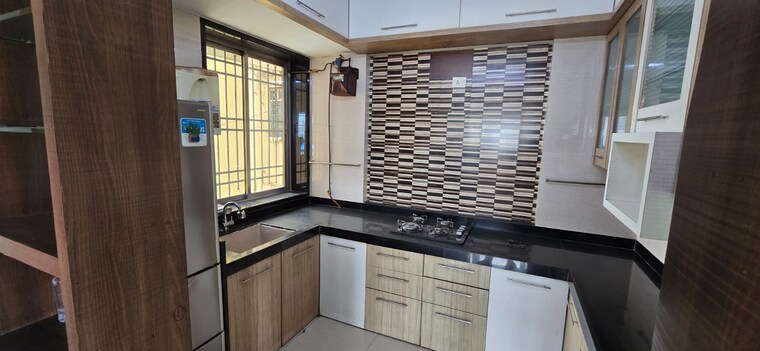 Kitchen, shah-chheda-mahavir-ornate 3 Bedroom 950 Sq.Ft. Apartment In Kopar Khairane Navi Mumbai 8724917