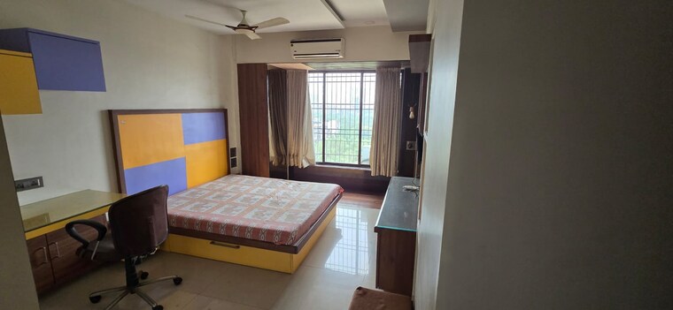 Bedroom, shah-chheda-mahavir-ornate 3 Bedroom 950 Sq.Ft. Apartment In Kopar Khairane Navi Mumbai 8724917