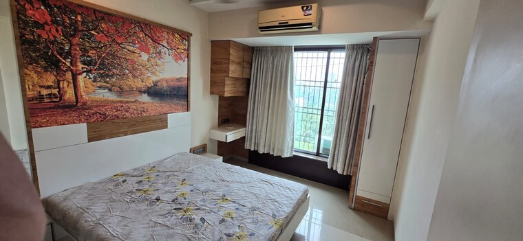 Bedroom, shah-chheda-mahavir-ornate 3 Bedroom 950 Sq.Ft. Apartment In Kopar Khairane Navi Mumbai 8724917