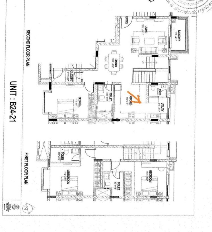 Floor Plan, birla-alokya 3 Bedroom 1990 Sq.Ft. Apartment In Whitefield Bangalore 8724994